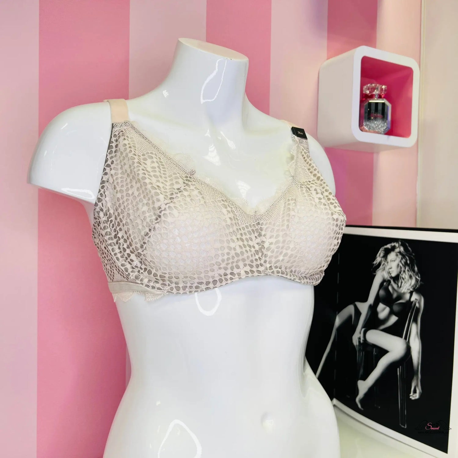 Svůdná Krajková Podprsenka Victoria’s Secret – Bez Košíčků - Podprsenky